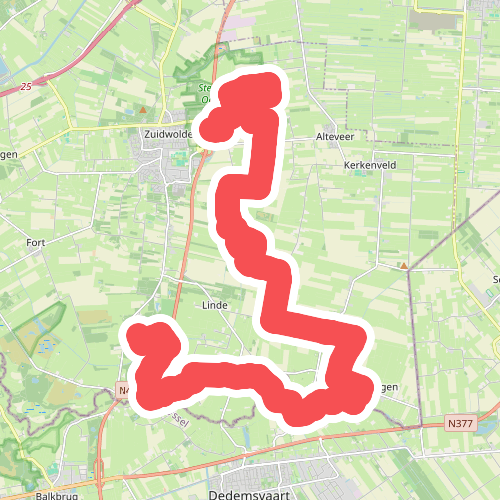 Nolde - Zuidwolde · Loop van Reest etappe 6