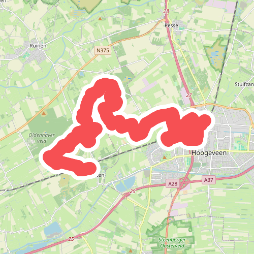 Echten - Hoogeveen · Loop van Reest etappe 8