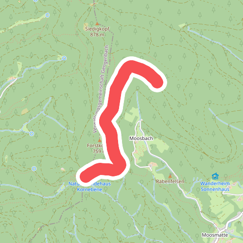 Kornebene - Moosbachwand