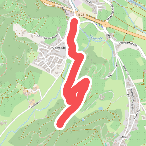 Hesselbacher Brücke - Heuberger Eck