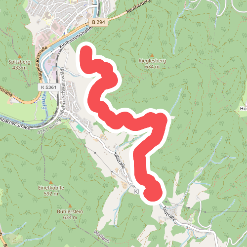 Gelgenbühl - Kirnbach Winterberg