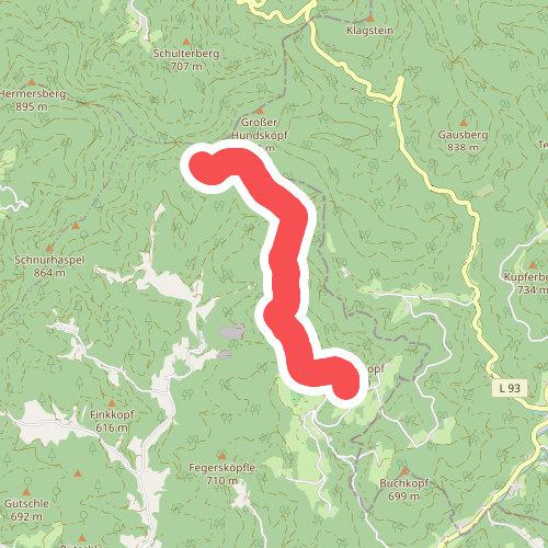 Auf der Elme - Hansjakobstein