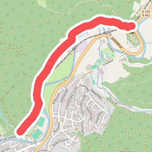 Ruine Schenkenburg - Vor Kuhbach