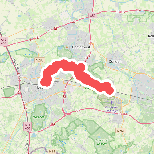 Rijen - Breda · Oranje Nassaupad etappe 5