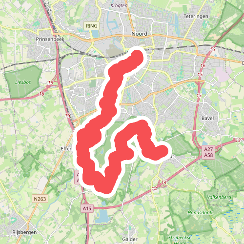 Breda - Ulvenhout · Oranje Nassaupad etappe 6