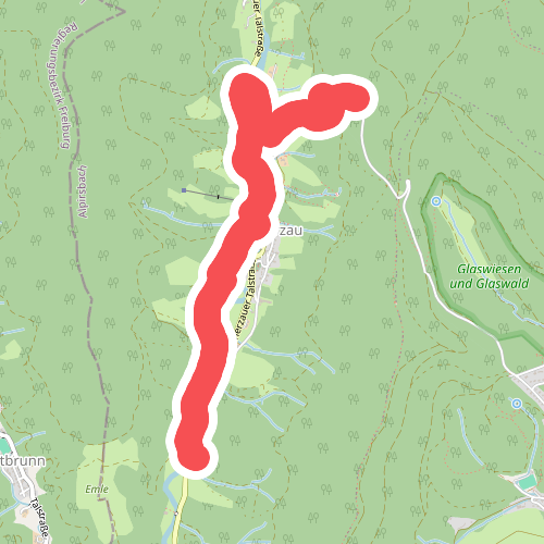 Sommerhangweg Abzw. Auerhahn - Reinerzau Rauher Felsen