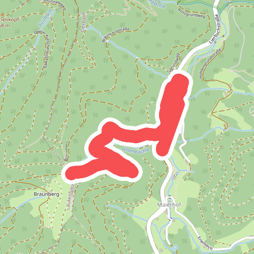 Braunberg - Lierbach Haus Wasserfall