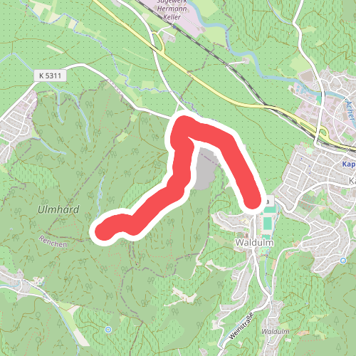 Kreuztanne - Waldulm Pfaffenbach