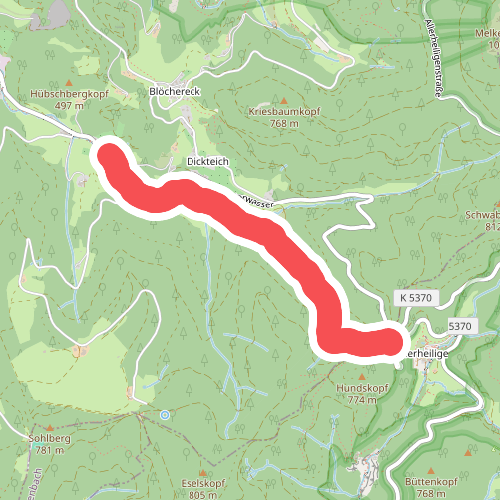 St. Ursula - Unterwasser Bürstenschrofen