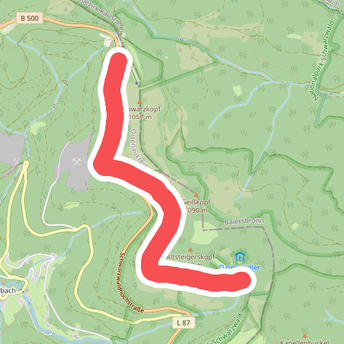 Seibelseckle - Skilift Darmstädter Hütte