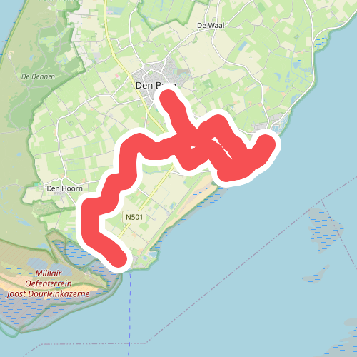 Den Burg - 't Horntje · Texelpad etappe 4