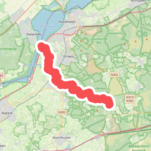 Zeewolde - Garderen · Wandelroute van A tot Z etappe 5