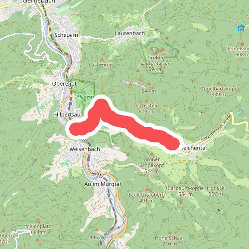 Reichentaler Straße - Am Ölberg