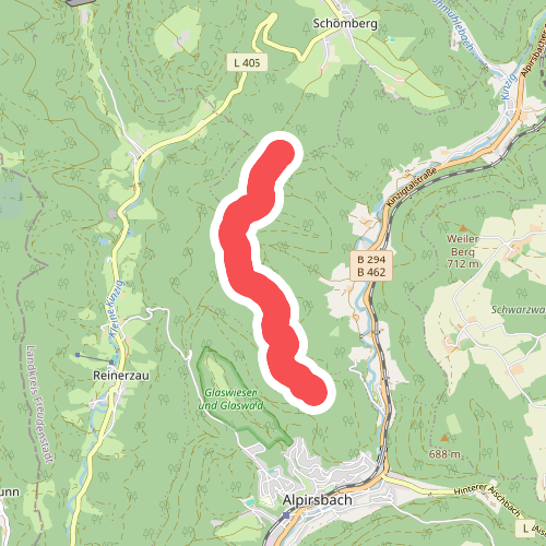 Judenwaldhütte - Heilenberghütte