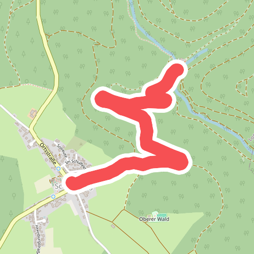 Schömberg Rathaus - Schömberger Hang