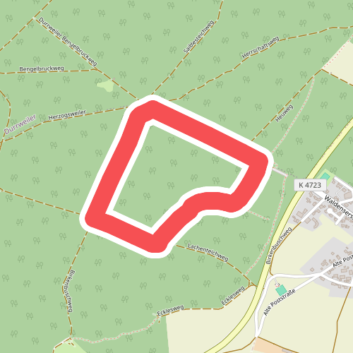 Rundweg Eichel (rot)