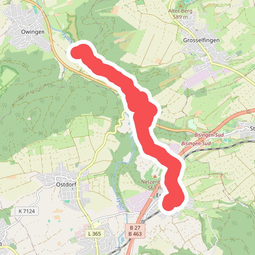 blauer Punkt Owingen - Engstlatt