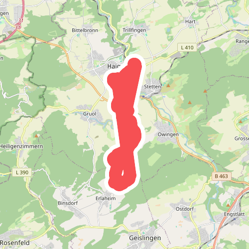 Haigerloch Schlössle - Erlaheim Grillhütte