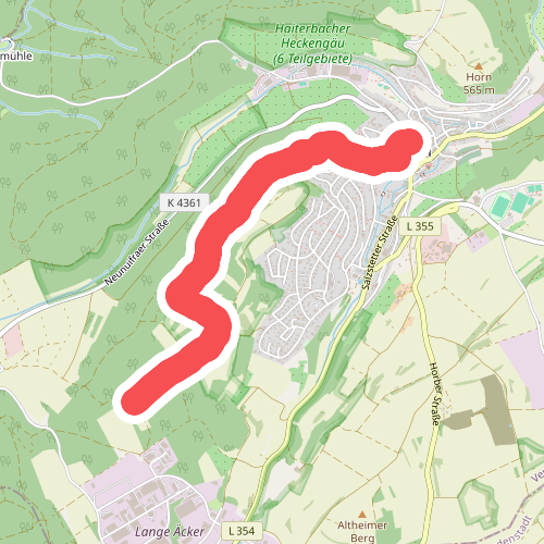 Haiterbach Hohenrain - Staudach