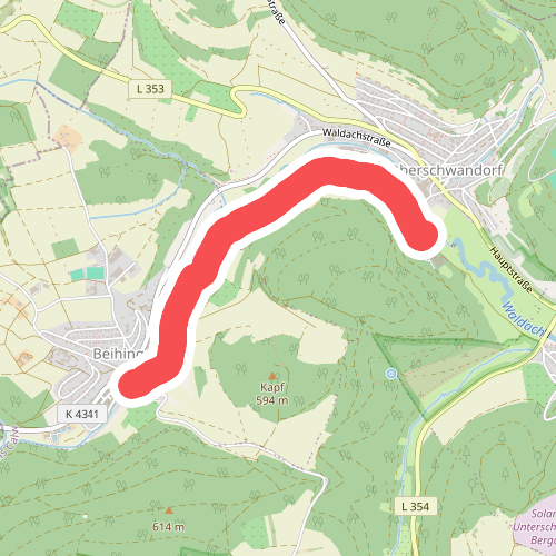 Beihingen Waldachbrücke - Oberschwandorf Kräutergärten