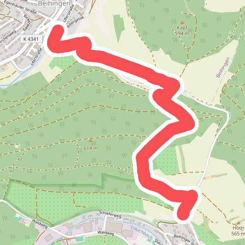 Beihingen Waldachbrücke - Schömberg