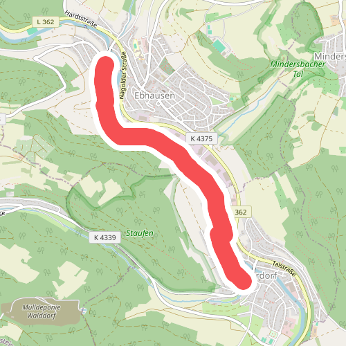 Ebhausen Wöllhausen - Rohrdorf Sonnenbrünnele