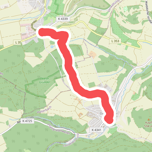 Egenhausen Chausseehaus - Beihingen Kirche