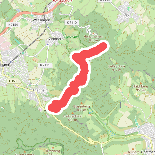 blaue Gabel Thanheim