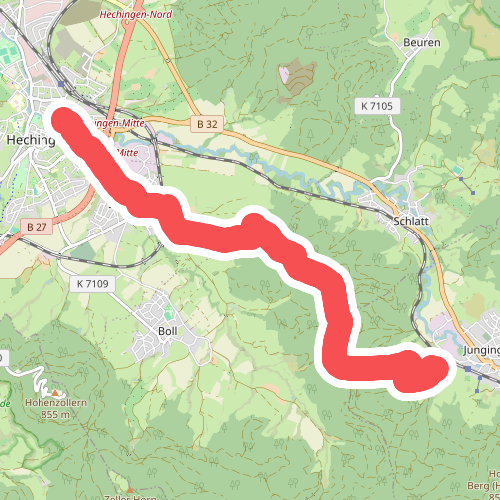 blaues Dreieck Stetten - Jungingen