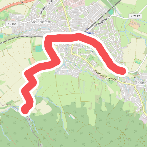 blaues Dreieck Thanheim