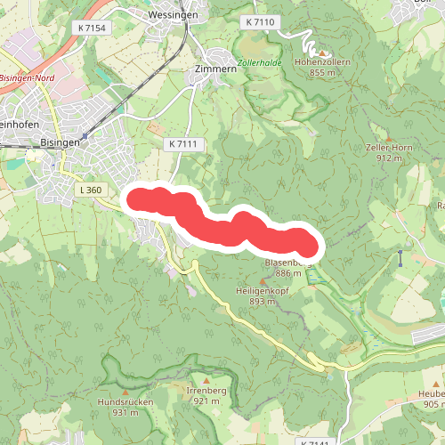 blaues Dreieck Thanheim-HW1