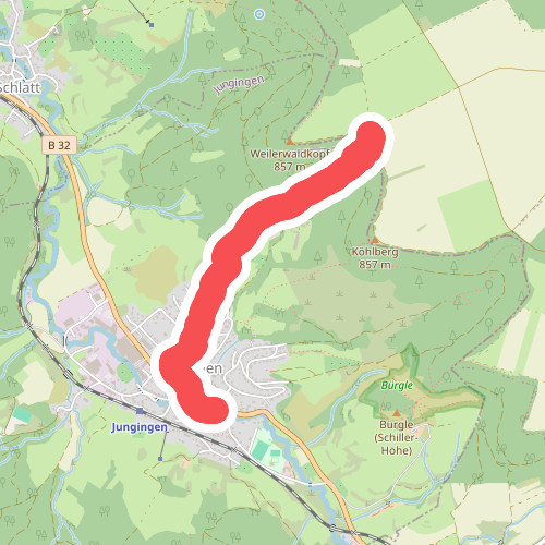 Nebenweg - Geißackereck - Jungingen - HW1