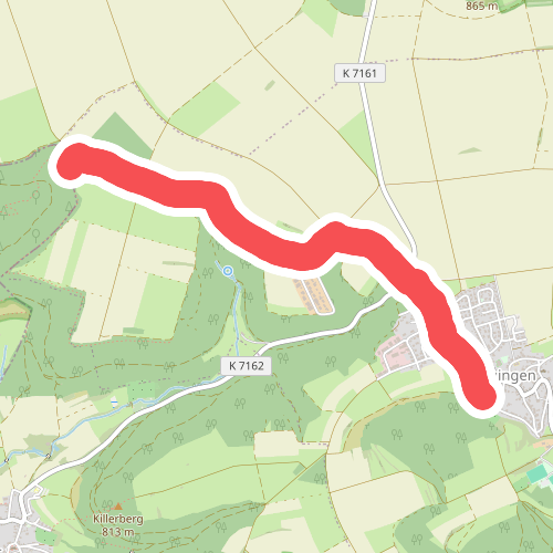 Zugangsweg Ringingen - Heufeld - HW1