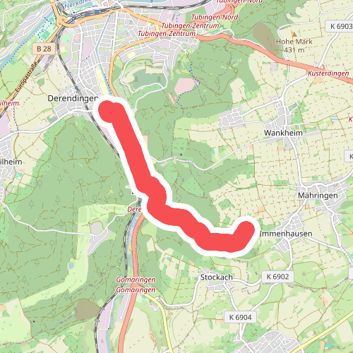 roter Punkt Kreissporthale Tübingen - Stockach HW5