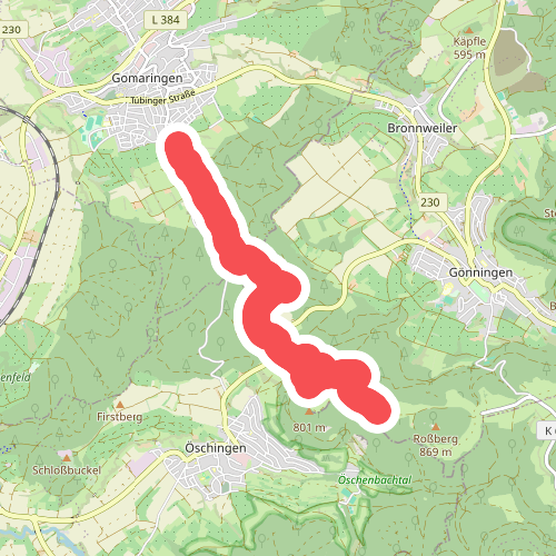 Zugangsweg Gomaringen Rossberg