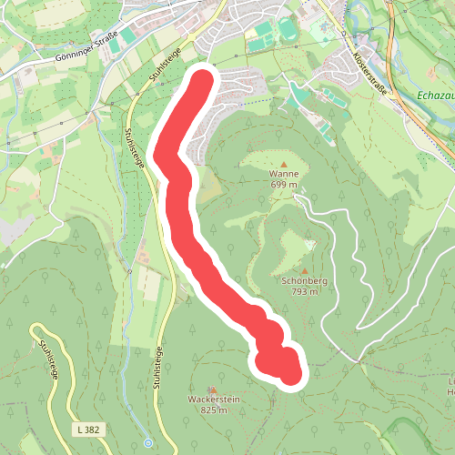 blaue Gabel Ahlsberg - Sättele