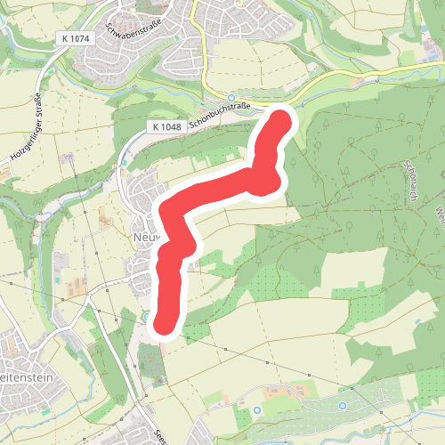 blauer Punkt Neuweiler