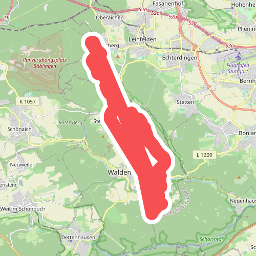 Rotes Kreuz, Musberg - Waldenbuch- Glashütte