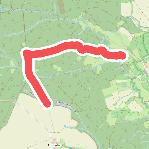 blauer Punkt Einsiedel