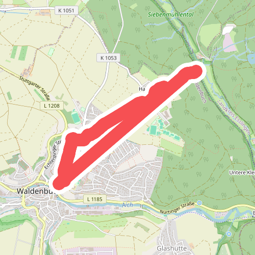 roter Punkt Waldenbuch - Hasenhof