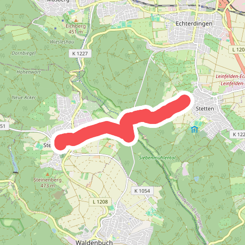 blaues Plus Stetten - Steinenbronn