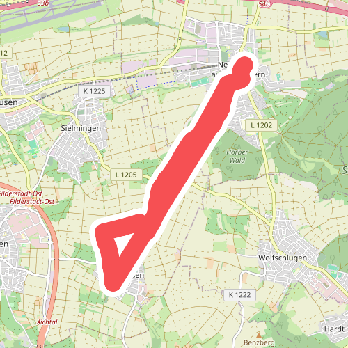 rotes Plus Neuhausen - Harthausen