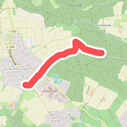 Wolfschlugen - Waldhauser Schloß (HW3)