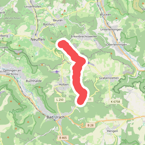 Hohenneuffen (Schanze) - Kaltental - Pfählhof