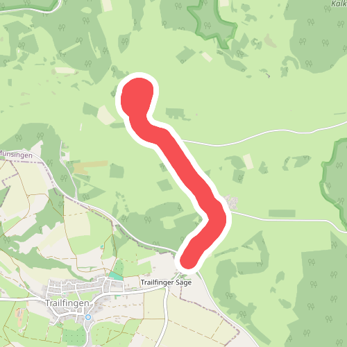 Truppenübungsplatz Wanderweg Nr. 5 (Variante 1): Trailfinger Säge - Gruorn