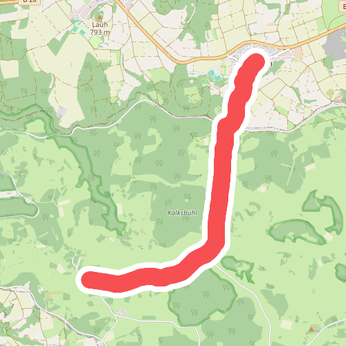 Truppenübungsplatz Wanderweg Nr. 6: Eingang Zainingen - Gruorn