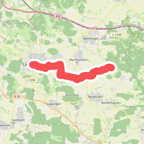 SAV gelbe Raute: Laichingen - NSG Kuhberg