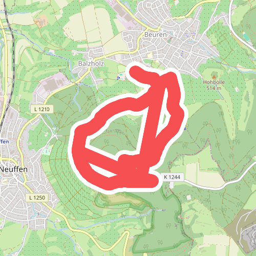 Beurener AlbtraufTour 9 Auf den Hohenneuffen