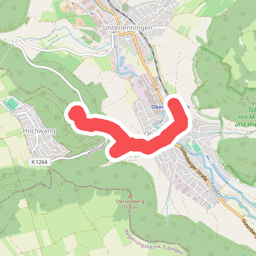 Oberlenningen - Schrofelfels