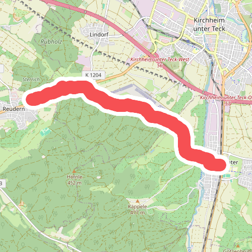 blaues Dreieck Reudern - Bürgerseen - Dettingen